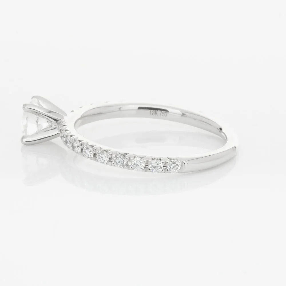 18ct White Gold .46ct Diamond Comet Ring