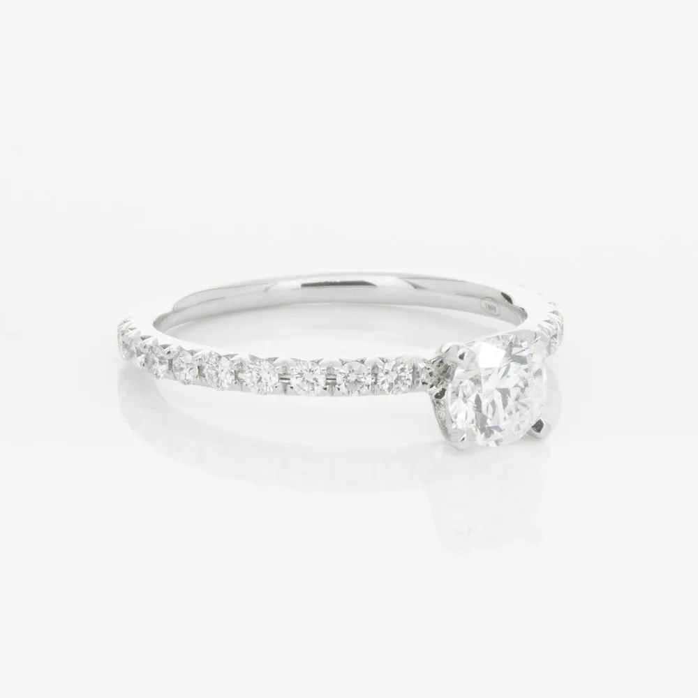 18ct White Gold .46ct Diamond Comet Ring