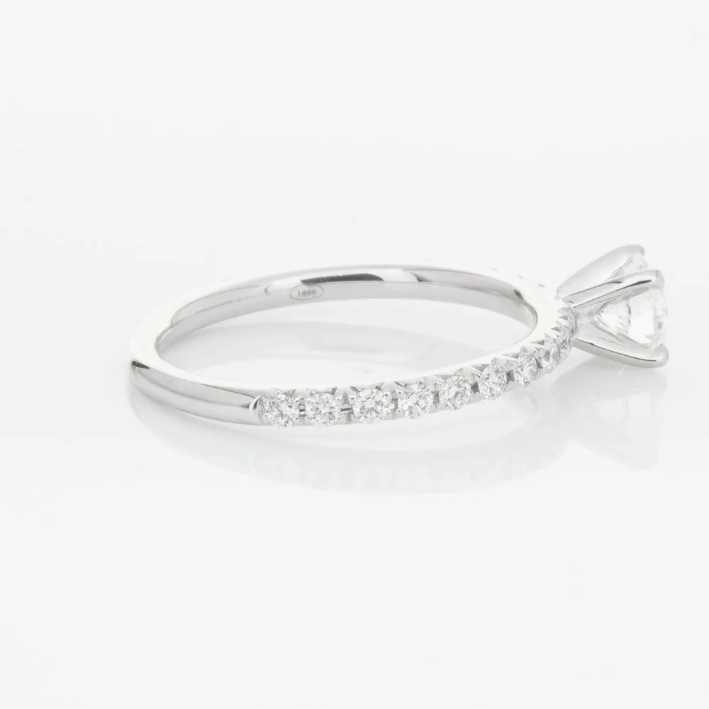 18ct White Gold .46ct Diamond Comet Ring