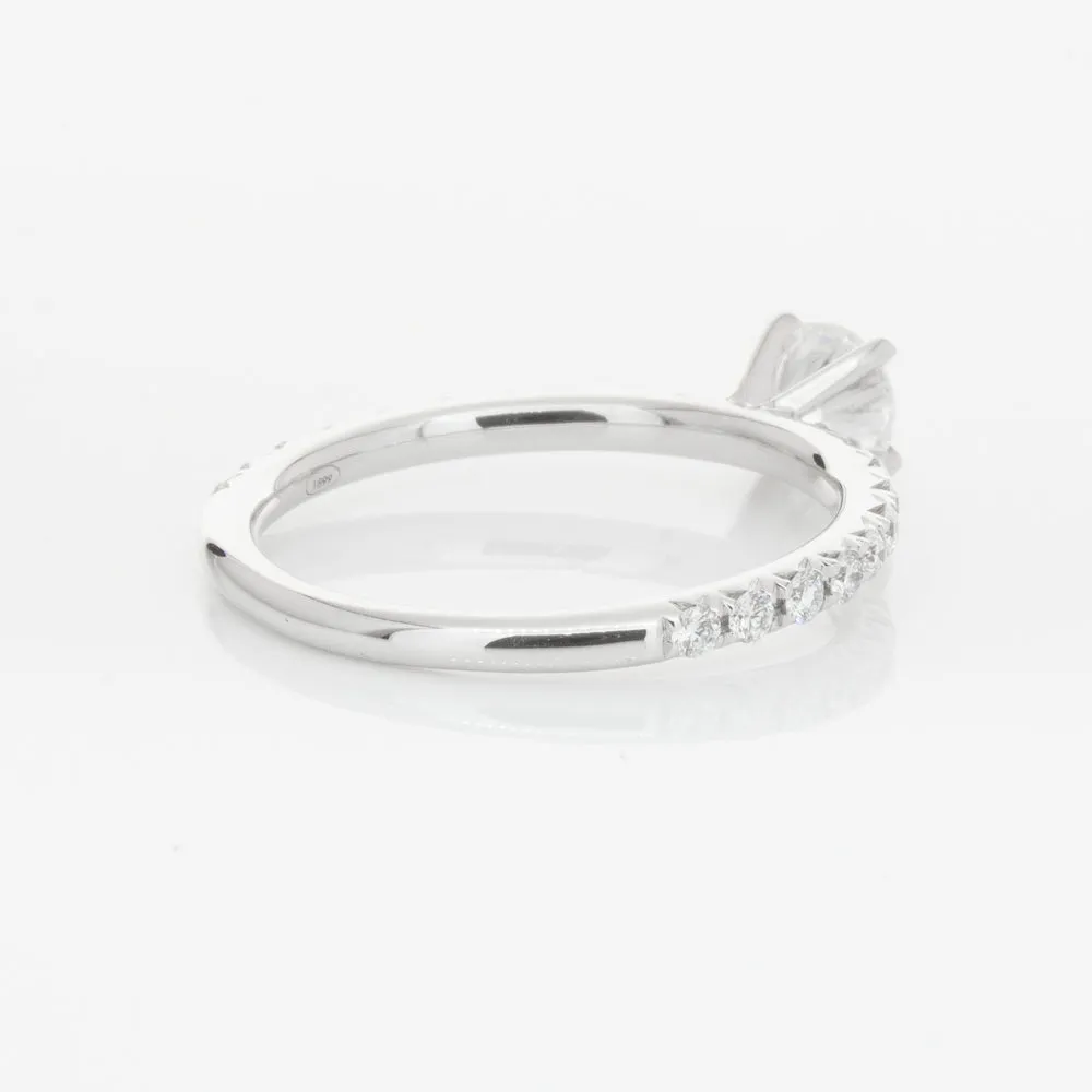 18ct White Gold .46ct Diamond Comet Ring