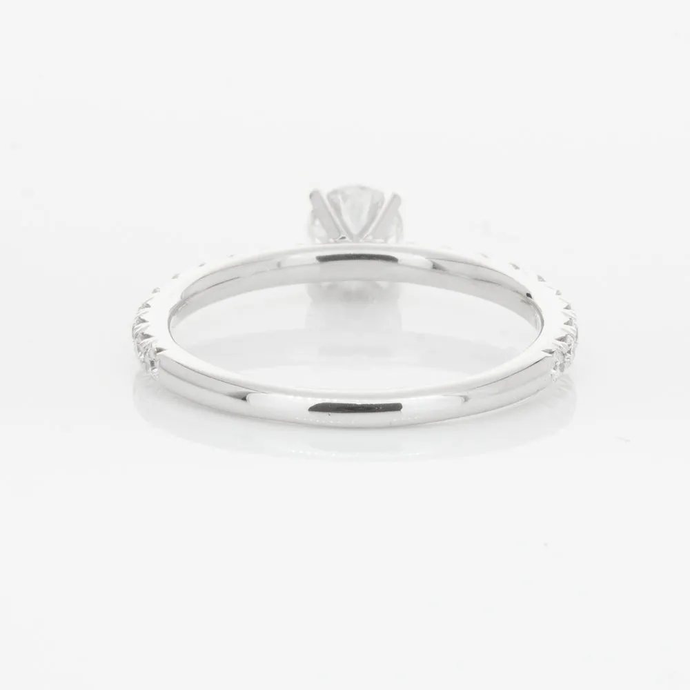 18ct White Gold .46ct Diamond Comet Ring