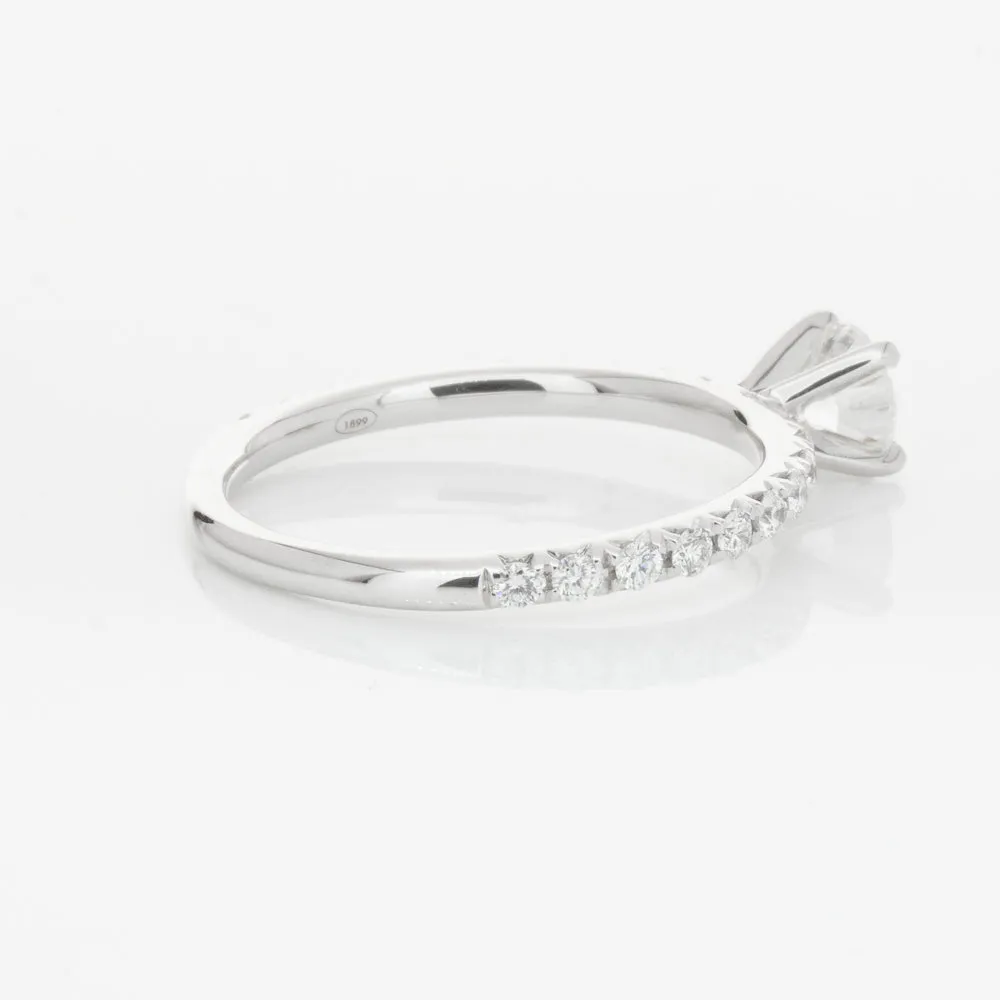 18ct White Gold .46ct Diamond Comet Ring