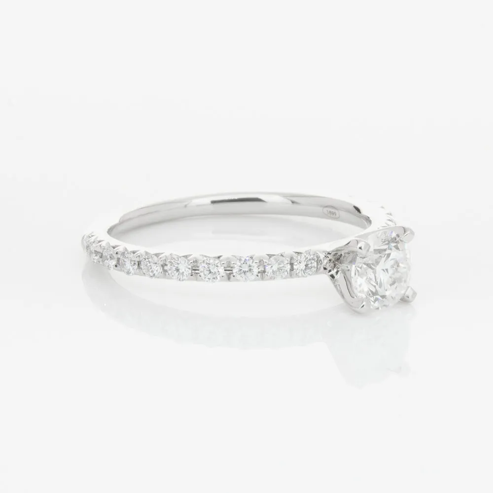 18ct White Gold .46ct Diamond Comet Ring