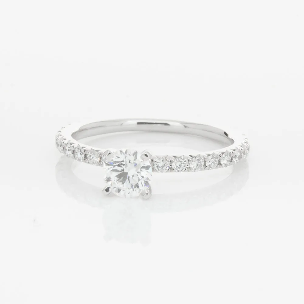 18ct White Gold .46ct Diamond Comet Ring