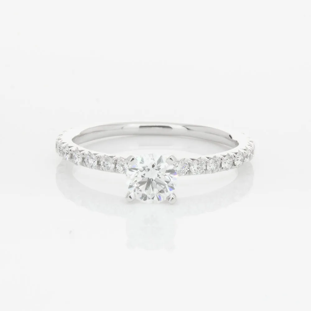 18ct White Gold .46ct Diamond Comet Ring