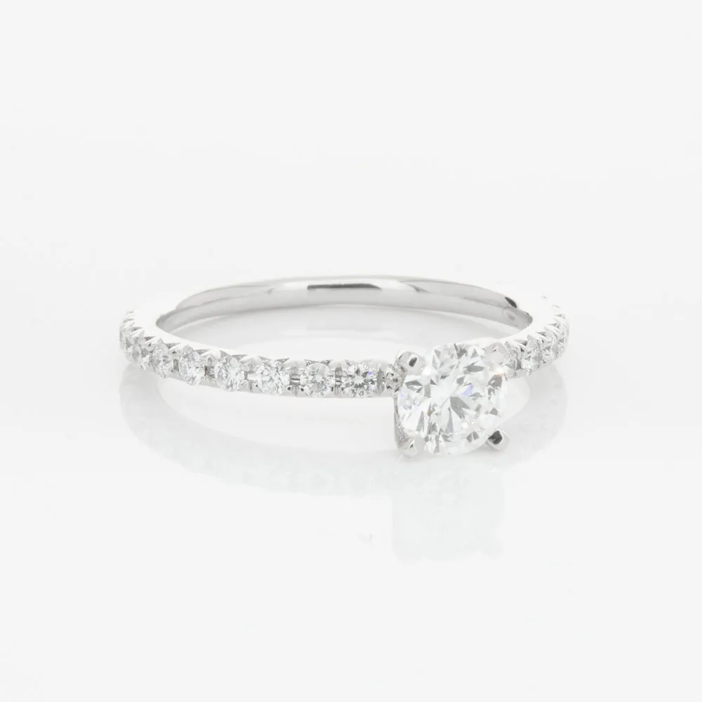 18ct White Gold .46ct Diamond Comet Ring