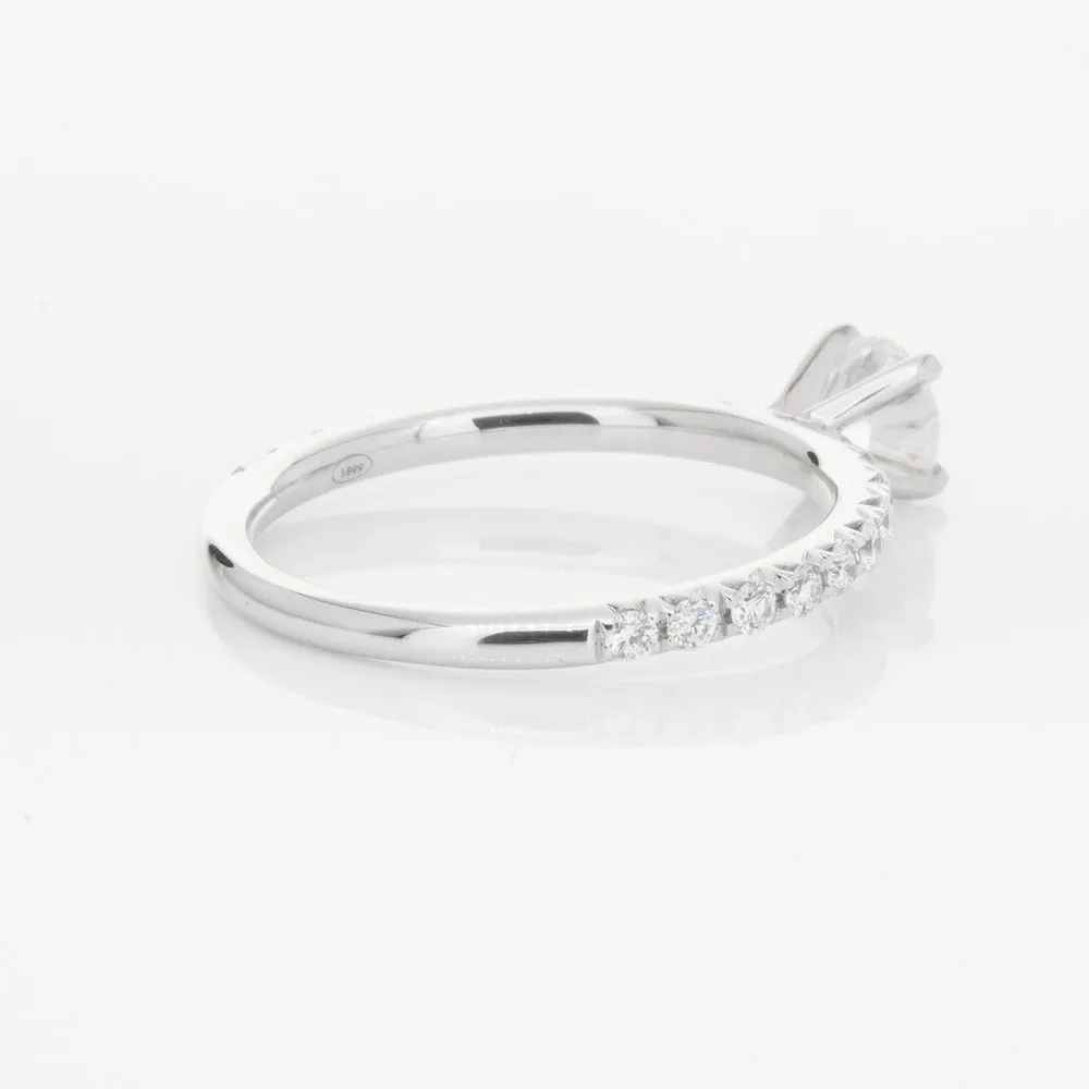 18ct White Gold .46ct Diamond Comet Ring