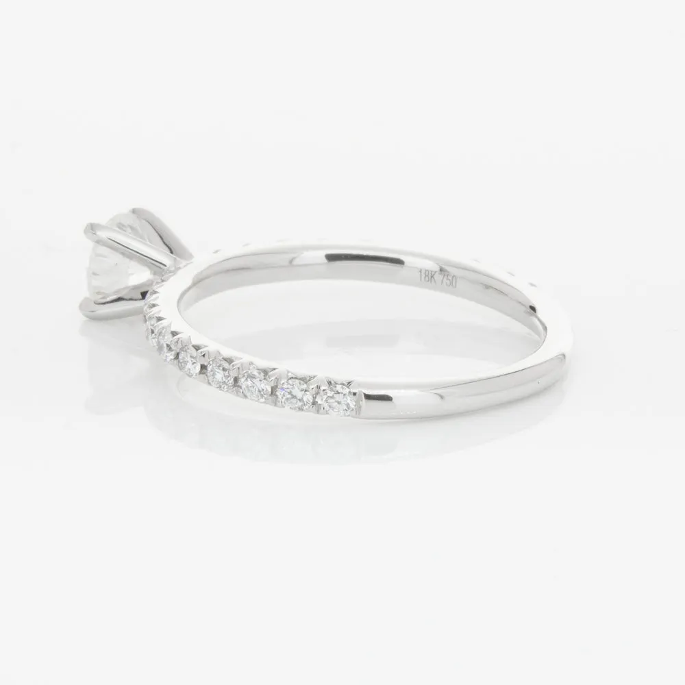 18ct White Gold .46ct Diamond Comet Ring