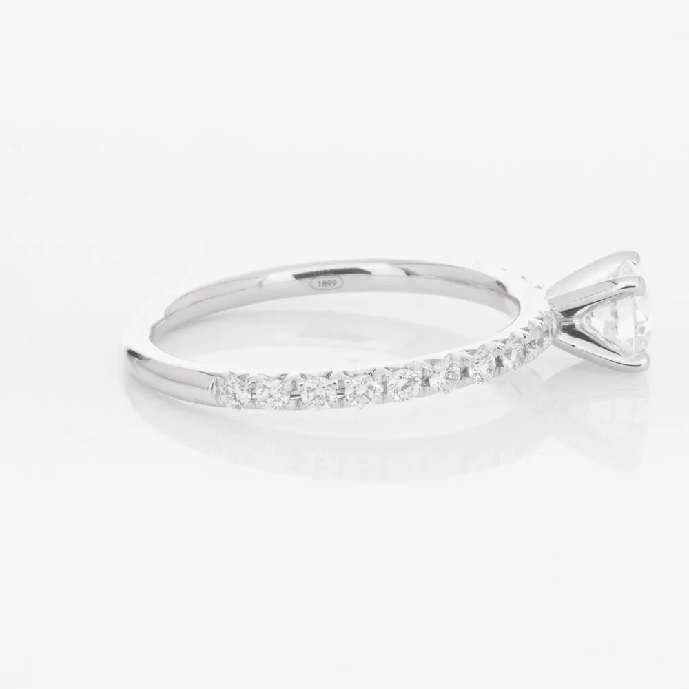 18ct White Gold .46ct Diamond Comet Ring