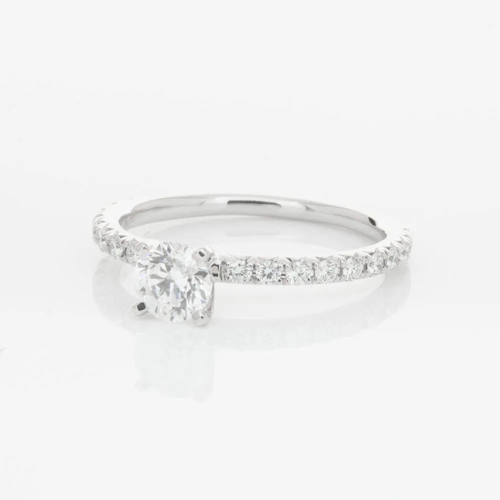 18ct White Gold .46ct Diamond Comet Ring