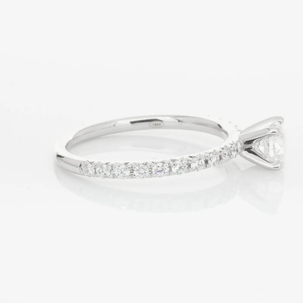 18ct White Gold .46ct Diamond Comet Ring
