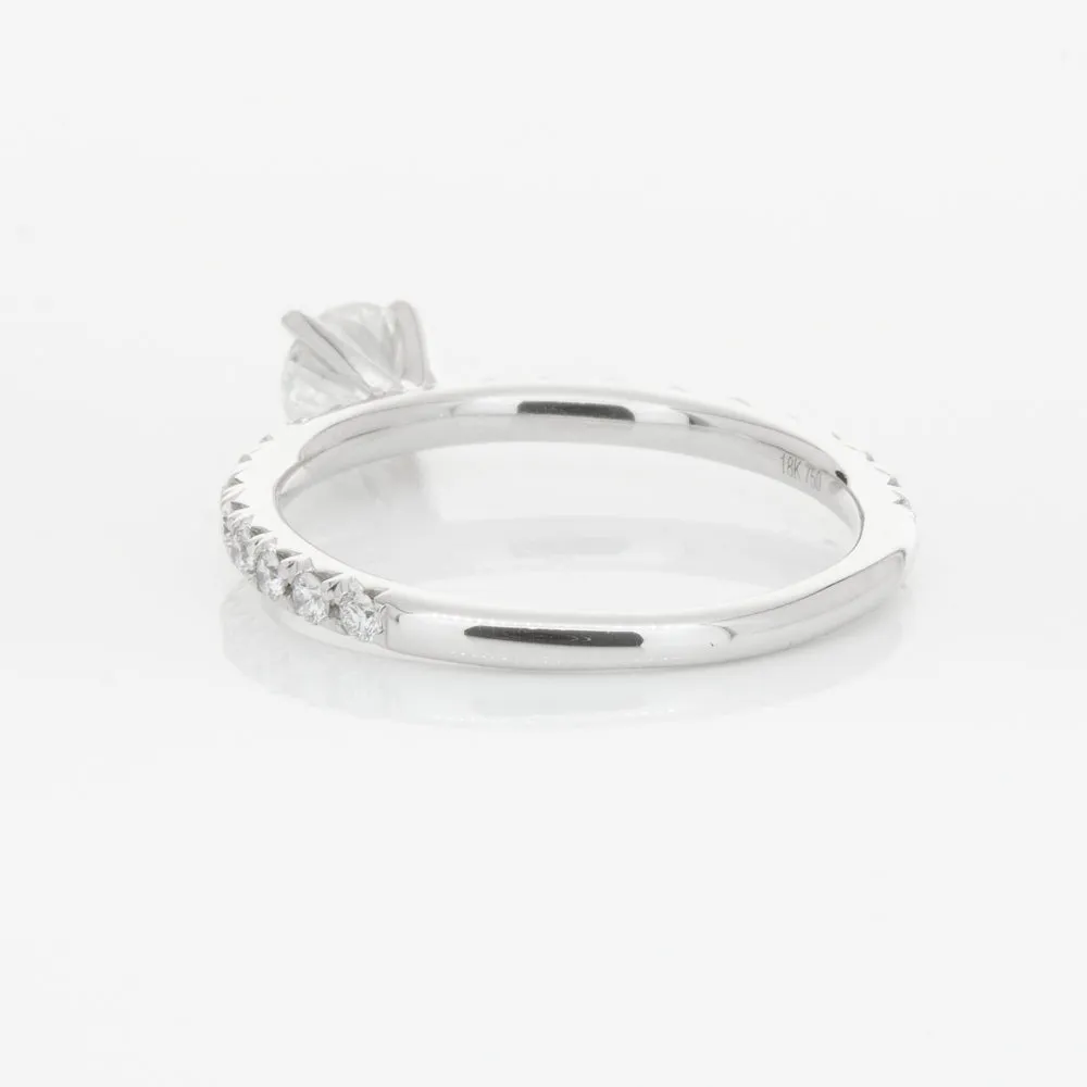 18ct White Gold .46ct Diamond Comet Ring