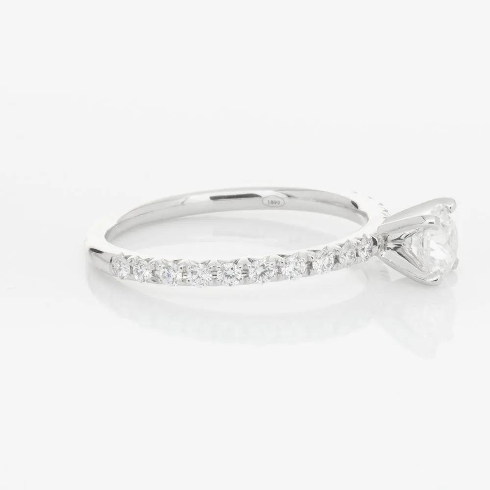 18ct White Gold .46ct Diamond Comet Ring