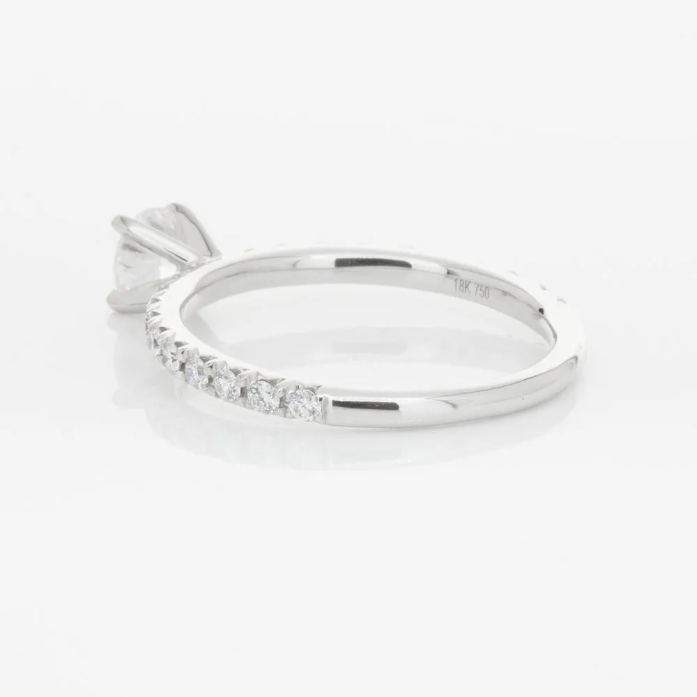 18ct White Gold .46ct Diamond Comet Ring