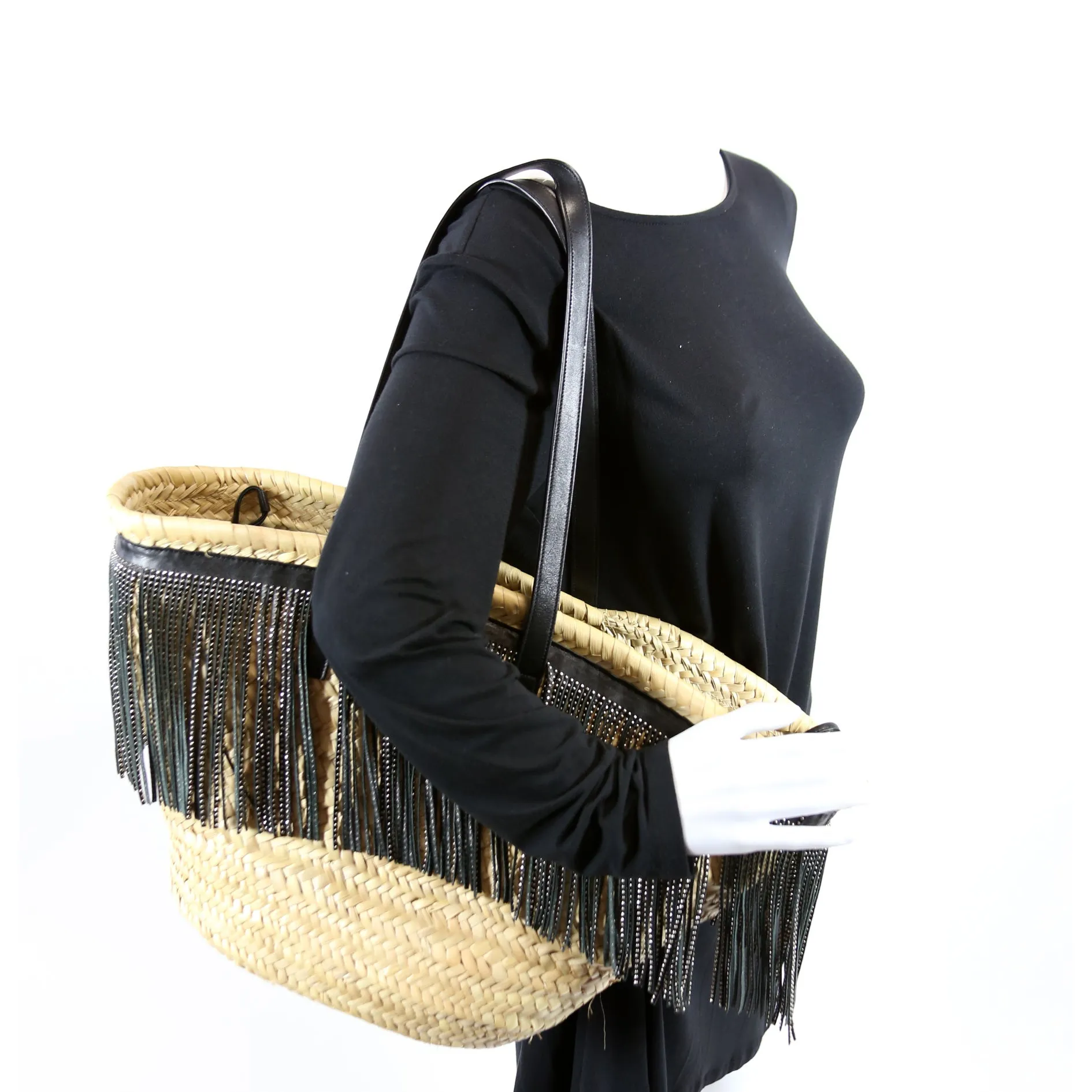 418824 Panier Fringe Tote