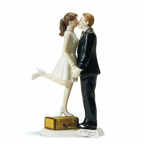 A Kiss and We're Off!" Figurine