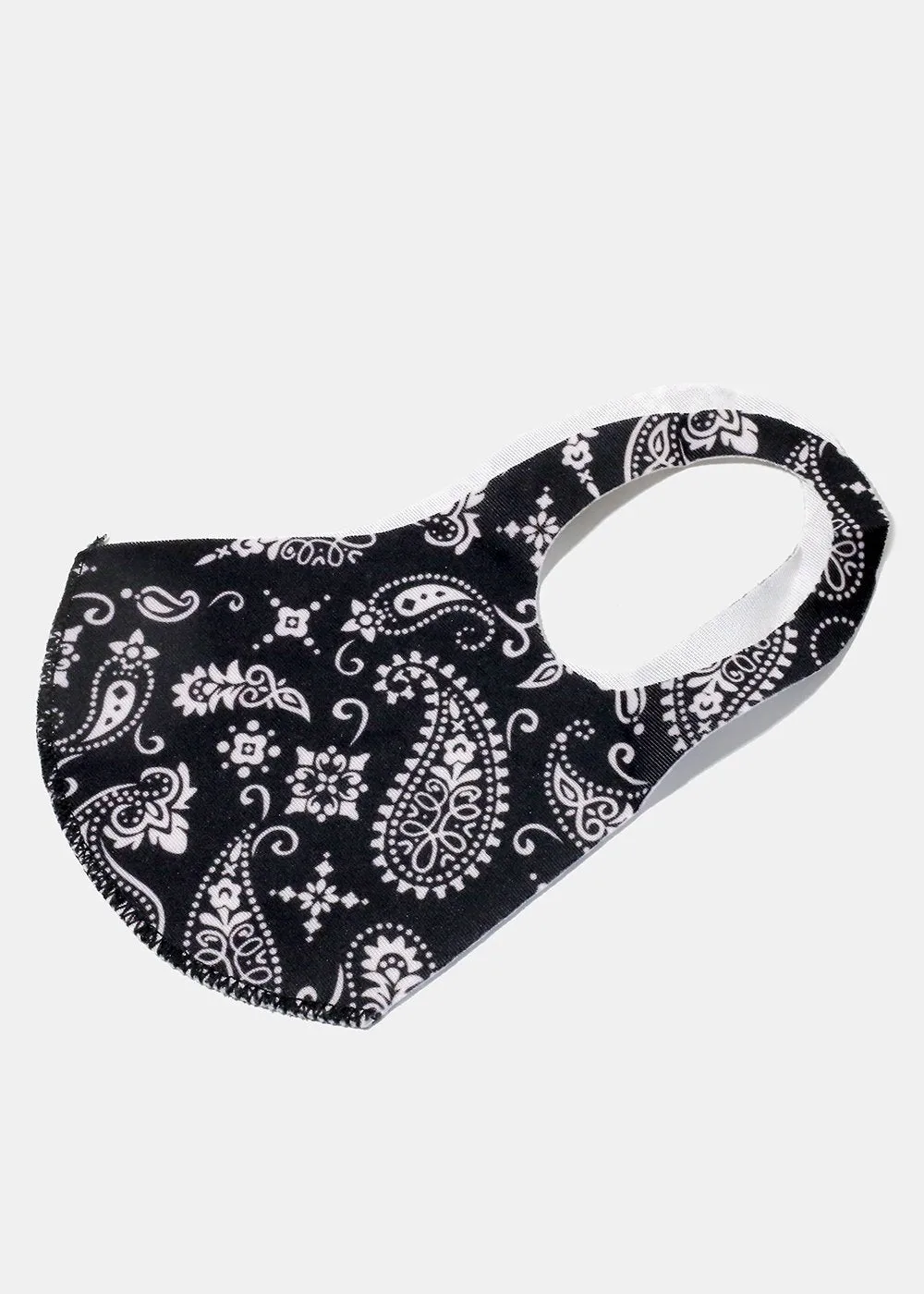 Adult Size Re-Usable Paisley Face Mask