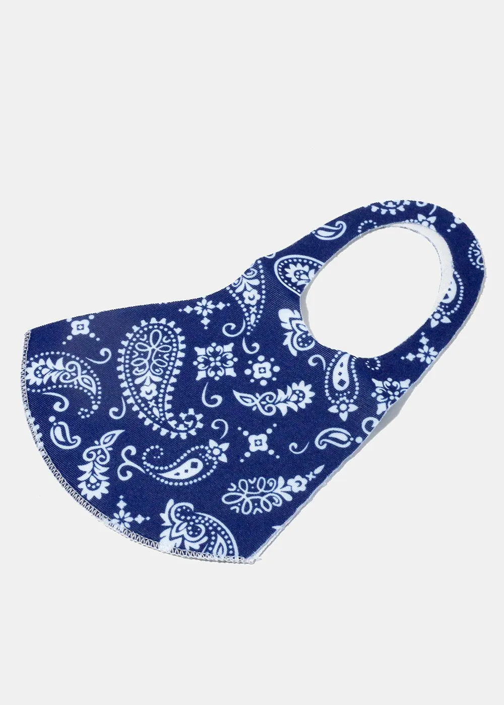 Adult Size Re-Usable Paisley Face Mask