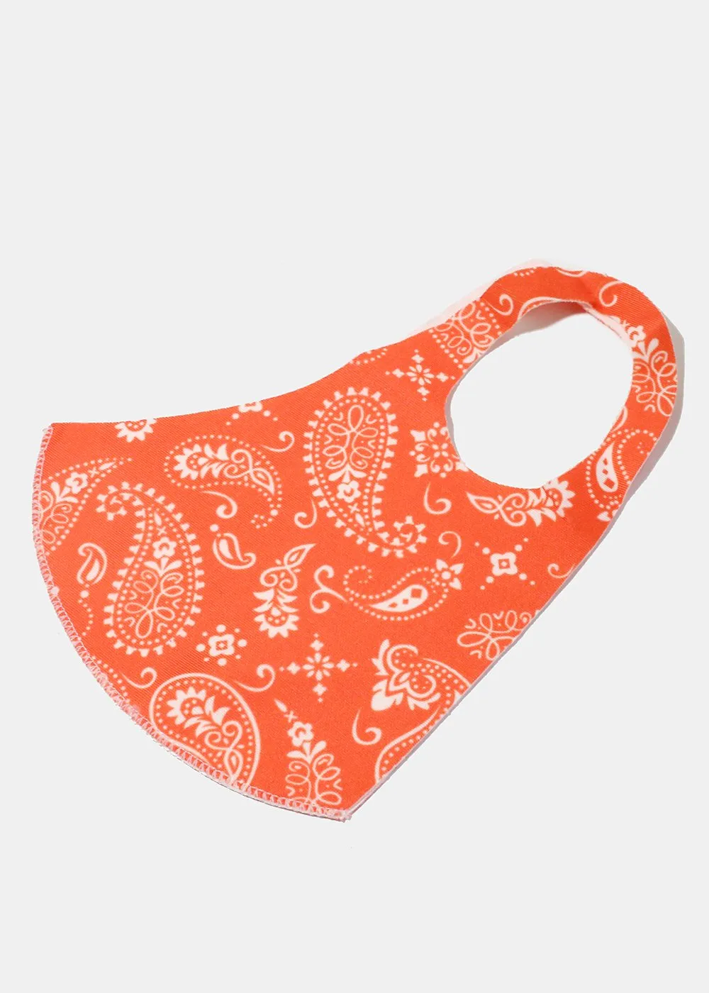 Adult Size Re-Usable Paisley Face Mask