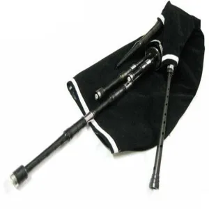 African Blackwood Lowland Border Pipes Without Bellows Set