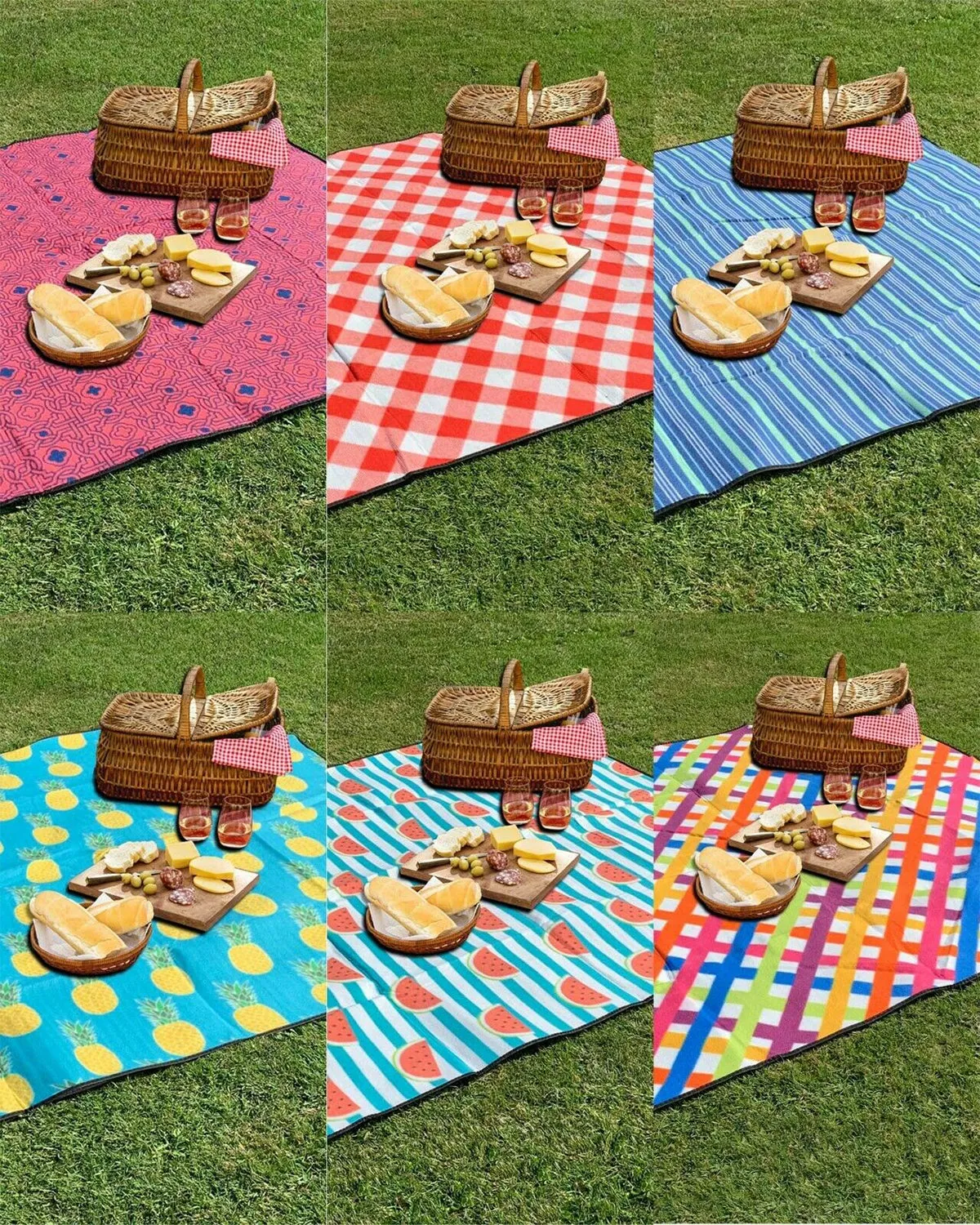 Al Fresco Large Picnic Blanket in Carry Bag