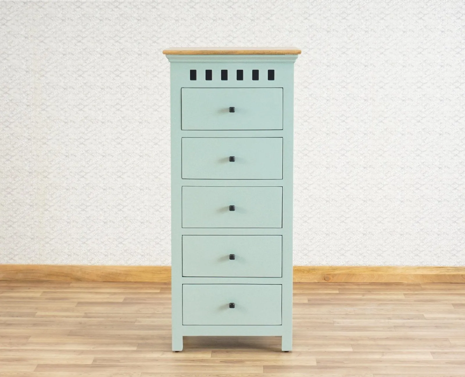Alexandria Solid Wood Chest of Drawer- Five Drawer