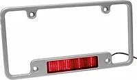 Aluminum Red LED Moving Message License Plate Frame