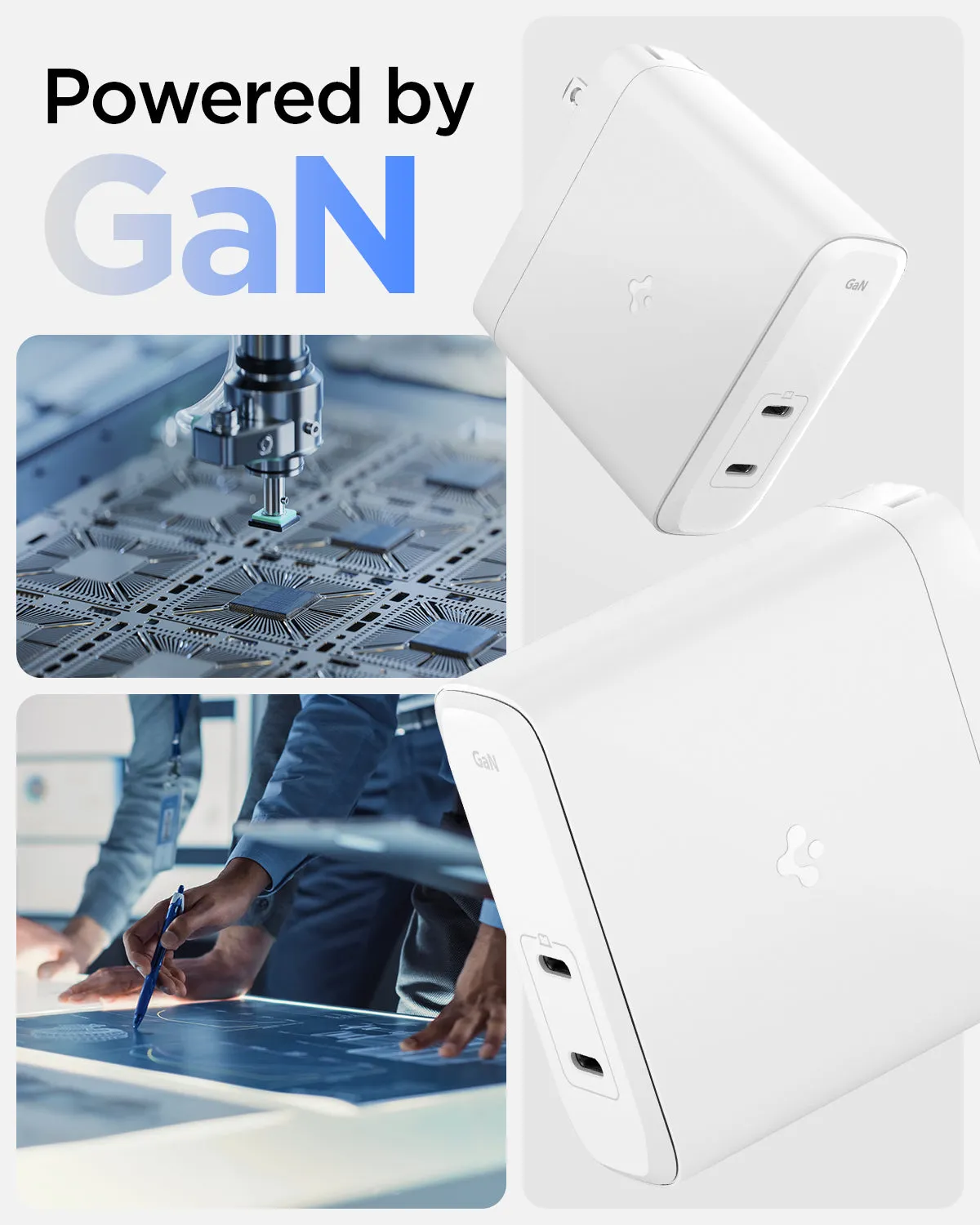 ArcStation™ Pro GaN 1402 Dual Port Wall Charger | PE2109