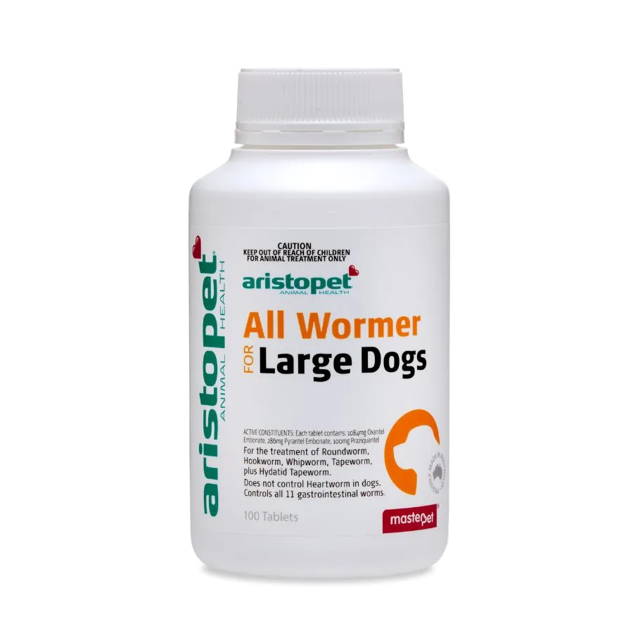 Aristopet All Wormer Tablets for Large Dogs