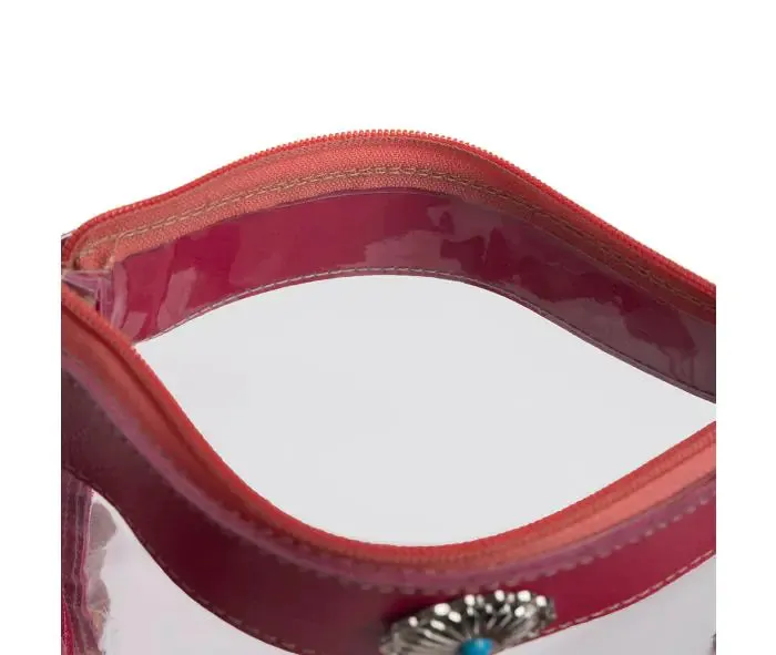 Azura Clear Bag in Magenta S-9554