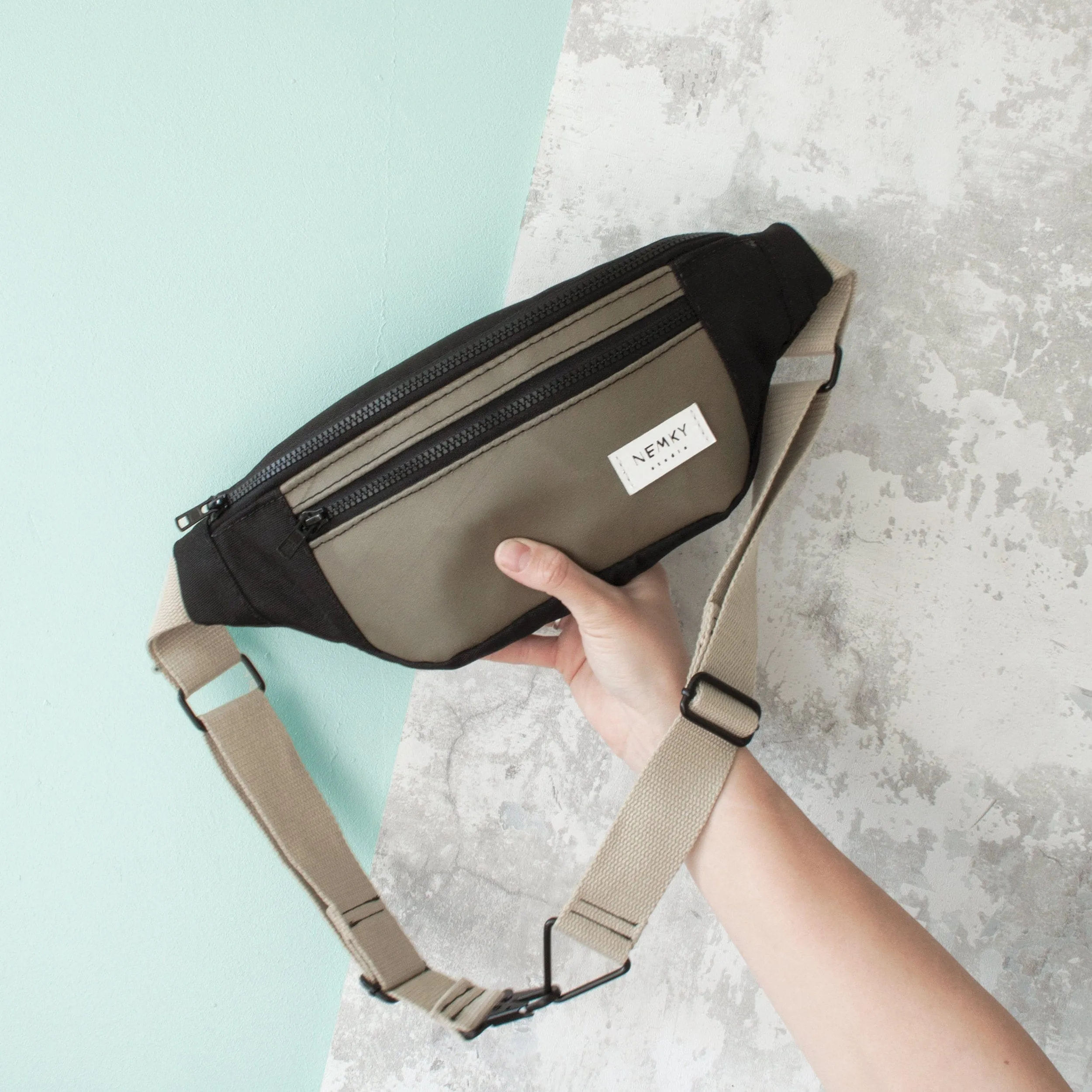 BERYL BUMBAG olive green / black