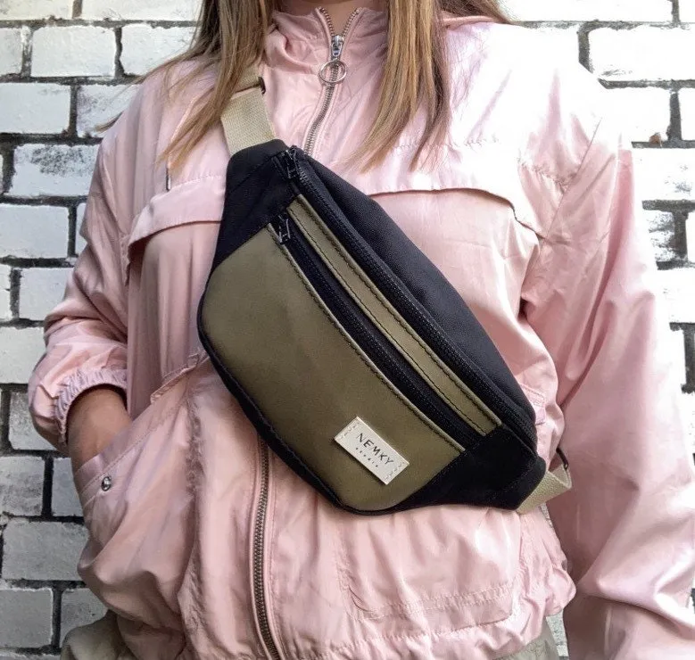 BERYL BUMBAG olive green / black