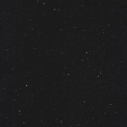 BLACK Essex Speckle Yarn Dyed Linen/Cotton Blend