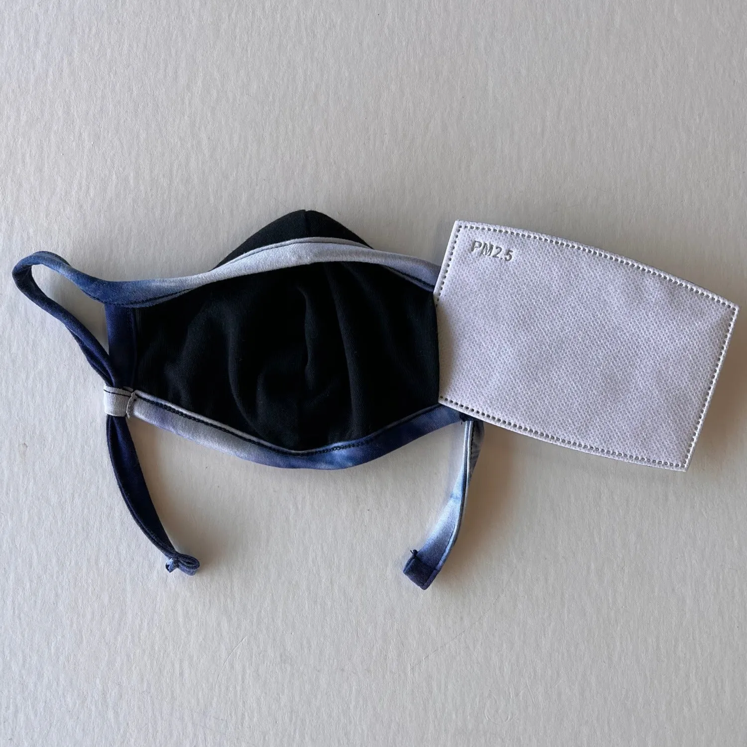 Black w/ Pocket | Navy Tie Dye (50/50)