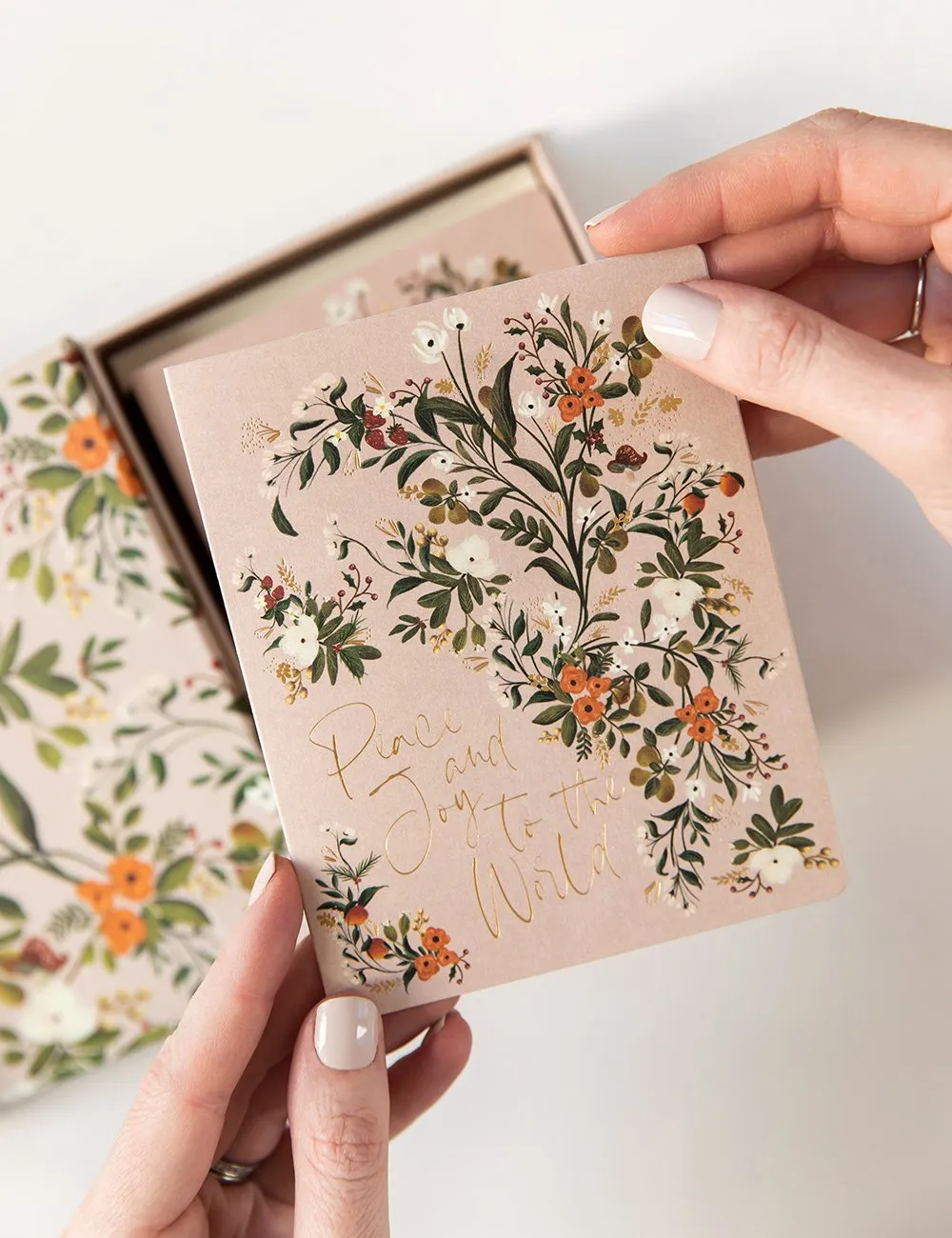Blush Christmas Card Boxset 10pk