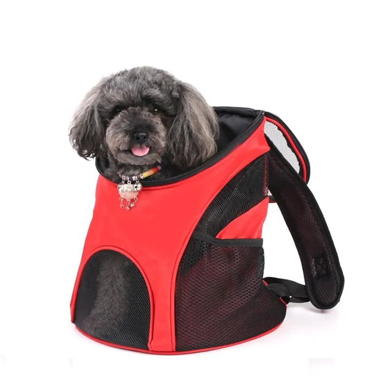 Breathable Pet Carrier Backpack - Adjustable Travel Bag