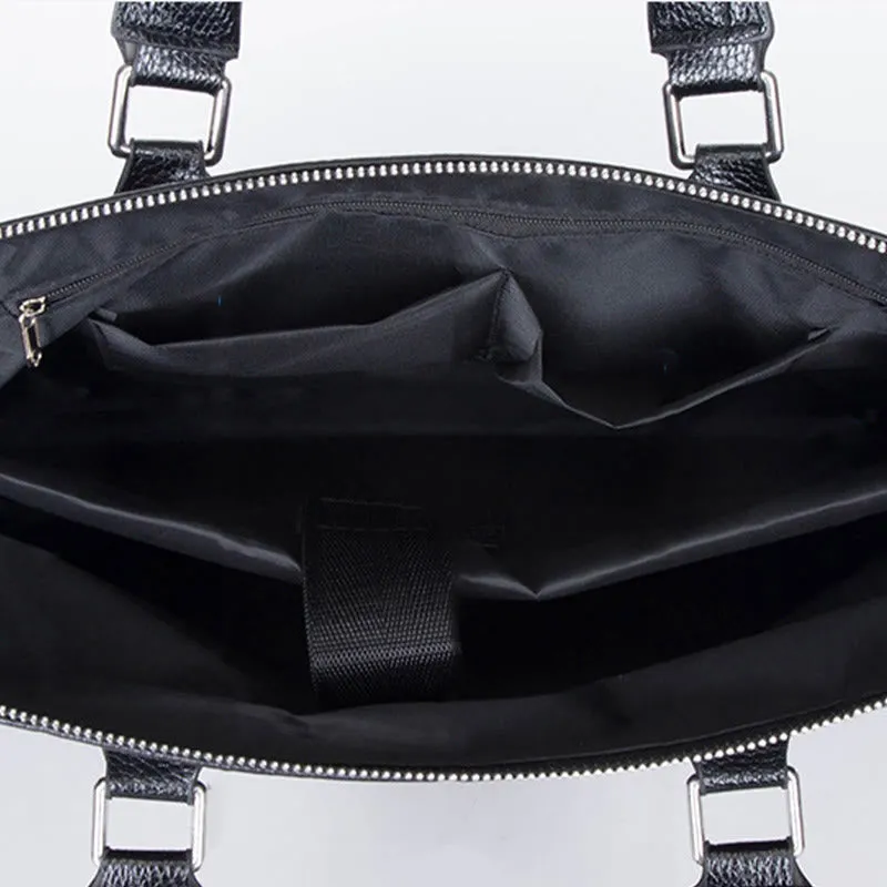 Briefcase For Men Business Trip Elegant Waterproof Crossbody Bag