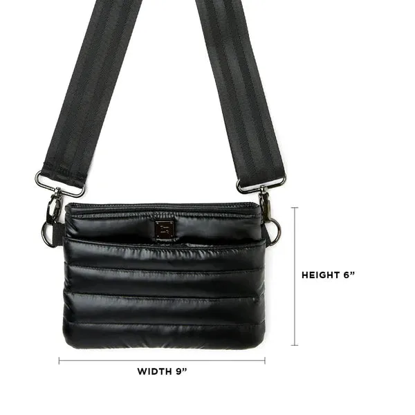 Bum Bag Pearl Black Crossbody