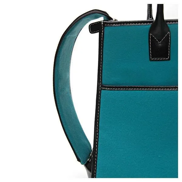 Camel & Black Leather Carrier