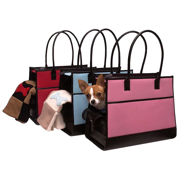 Camel & Black Leather Carrier