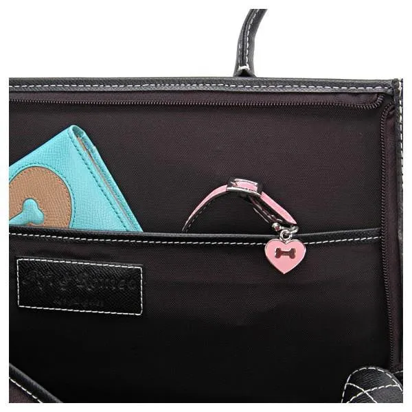 Camel & Black Leather Carrier
