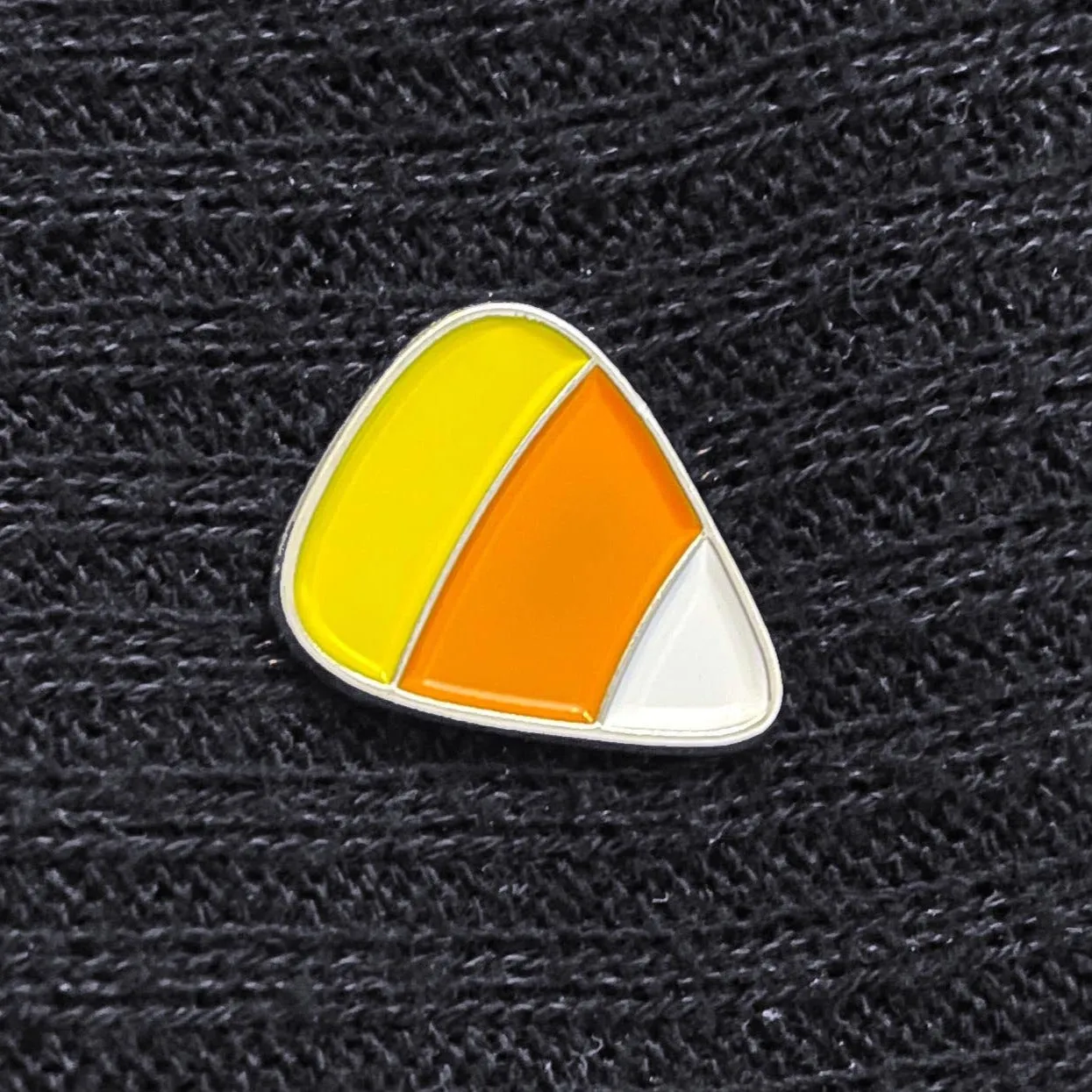 Candy Corn Enamel Art Pin