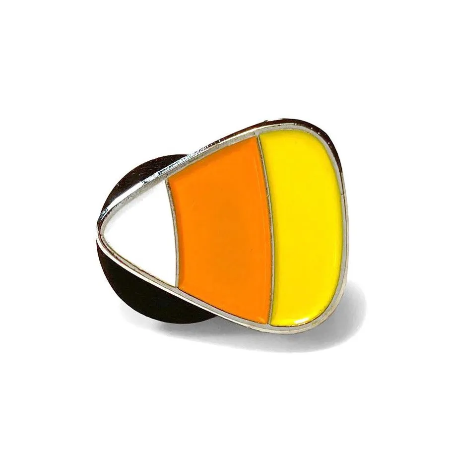 Candy Corn Enamel Art Pin