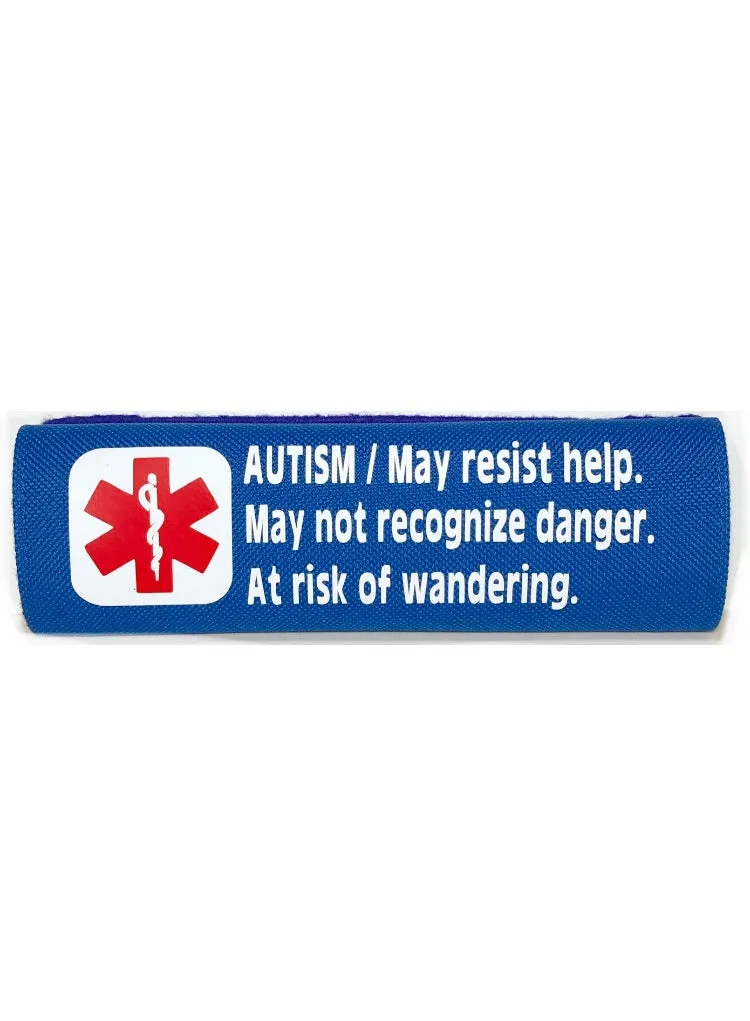 Car Seat/Harness Autism Medical Alert Seat Belt Cover