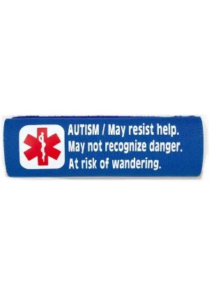 Car Seat/Harness Autism Medical Alert Seat Belt Cover