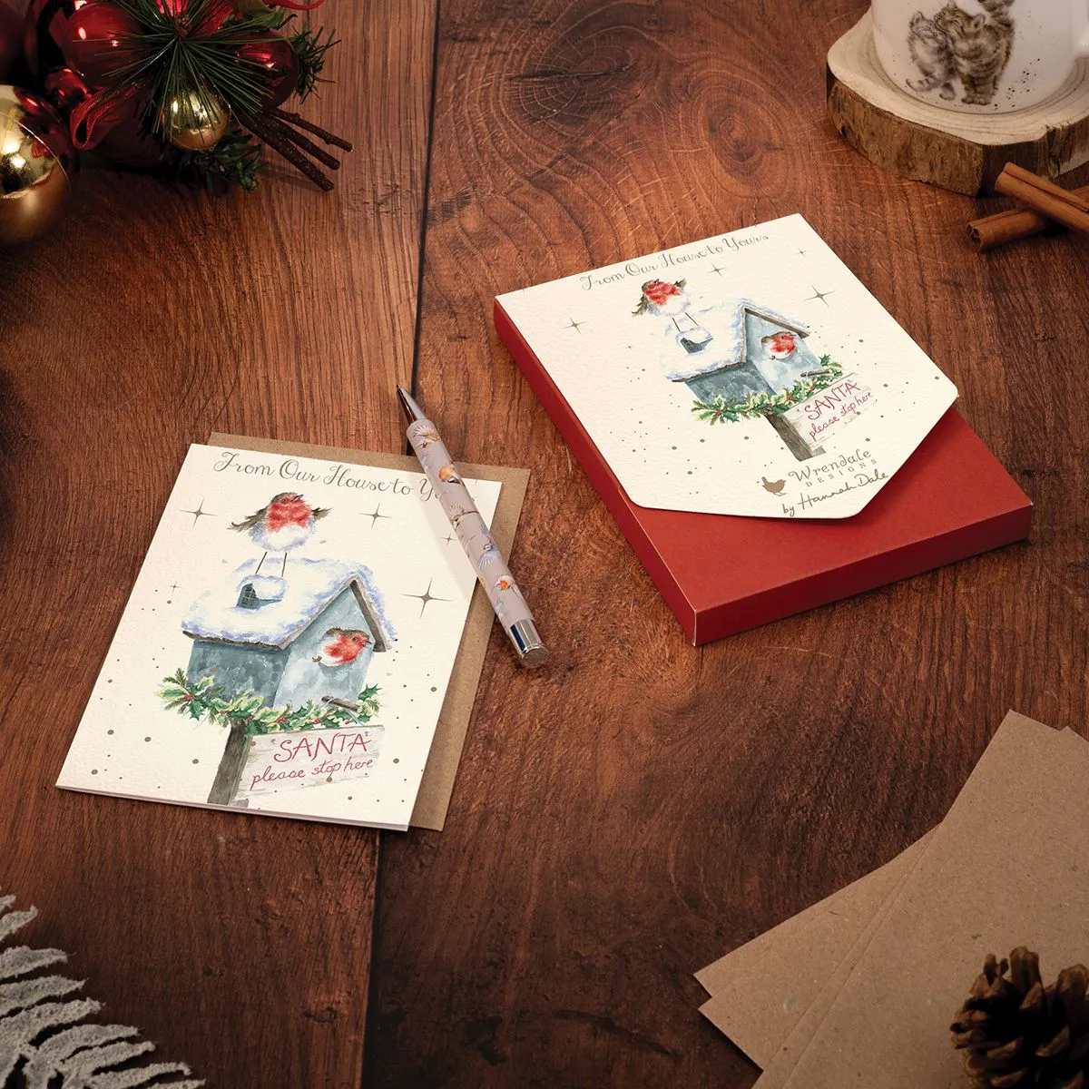 Christmas Cards - 8 Pack - From Our House to Yours AXNCP023