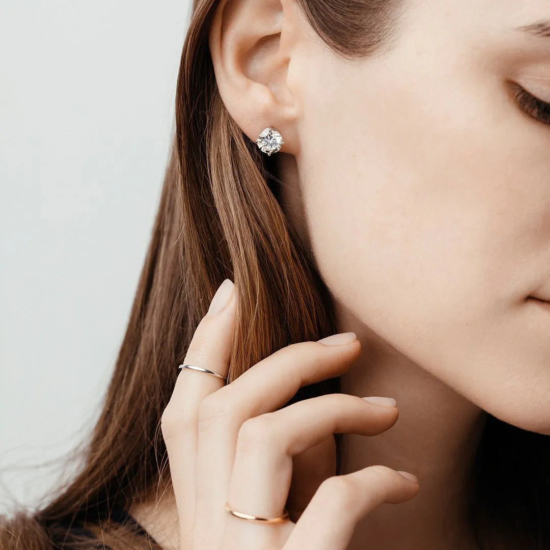 Classic Diamond Earrings
