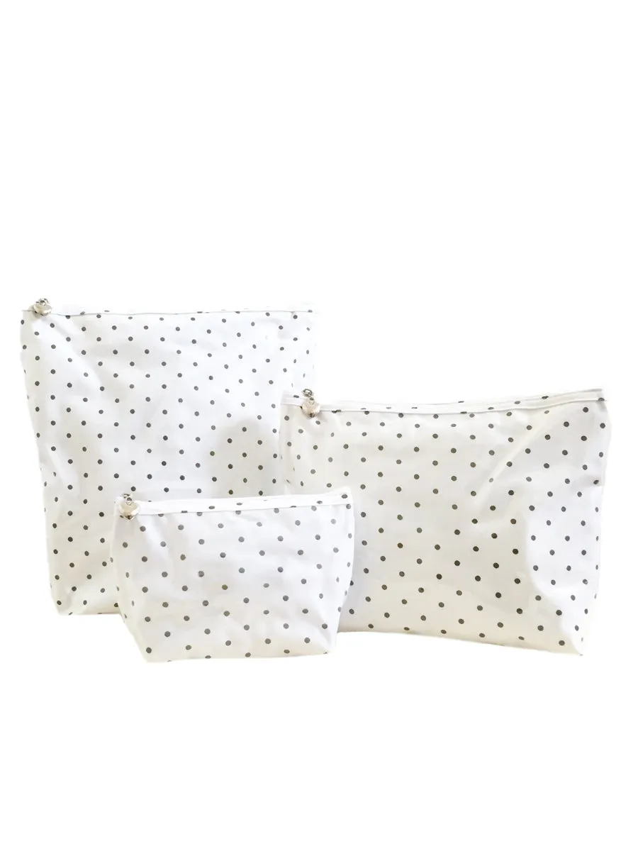 Cosmetic Bag (Small) - Polka Dot