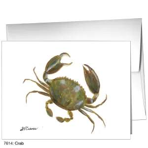 Crab, Greeting Card (7614)