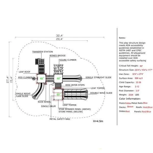 CSPD-1610 | Commercial Playground Equipment